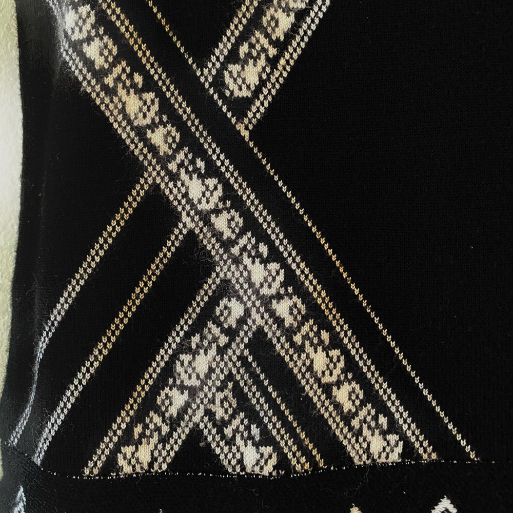 Grace Elements Beautiful Knit Black And White Pul… - image 3